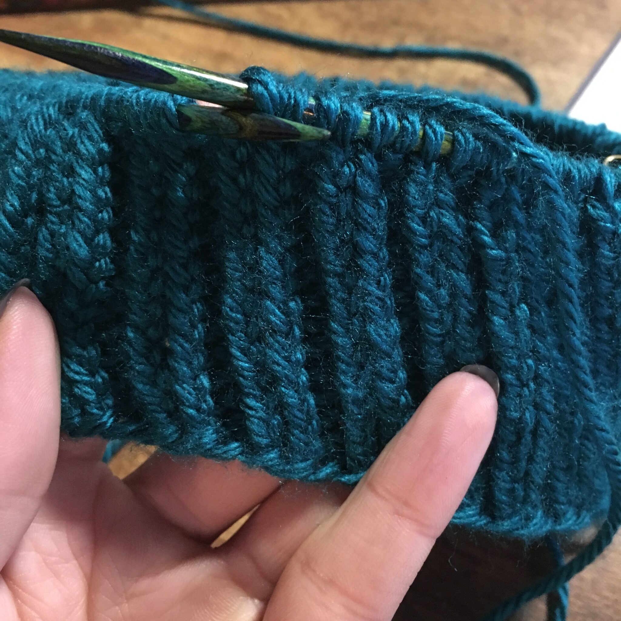 How to Knit through the Back Loop