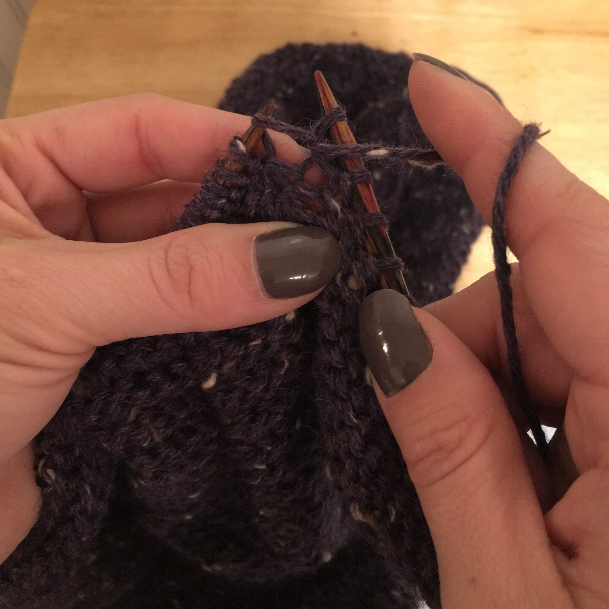 Learning how to purl