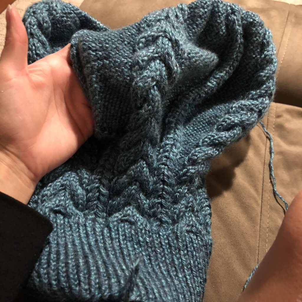 Knitting Dog Sweaters for Charity