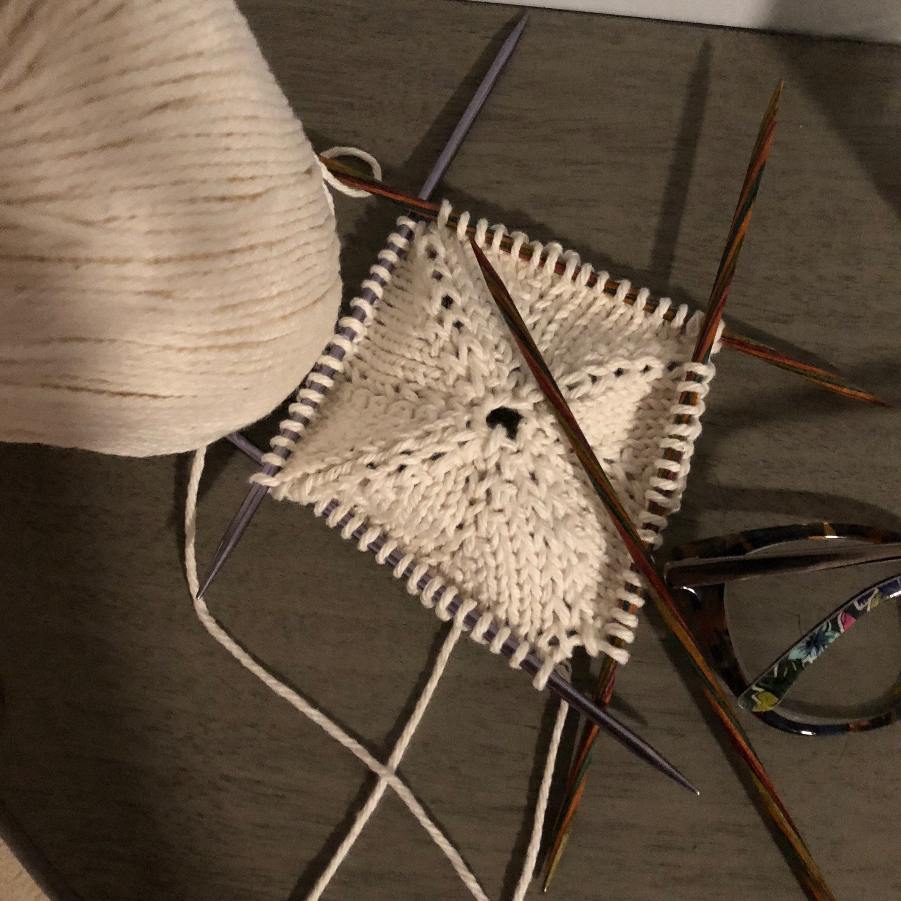How to start Knitting a basket