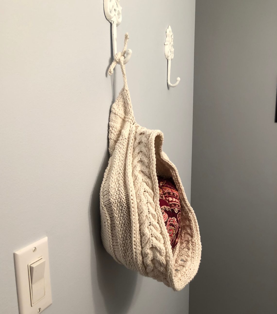 Free Bathroom Basket Knitting Pattern from Knitting in the Park