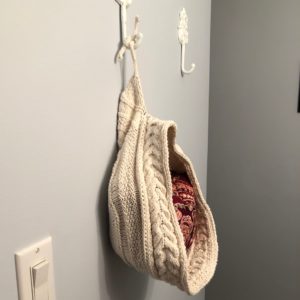 Free Bathroom Basket Knitting Pattern from Knitting in the Park