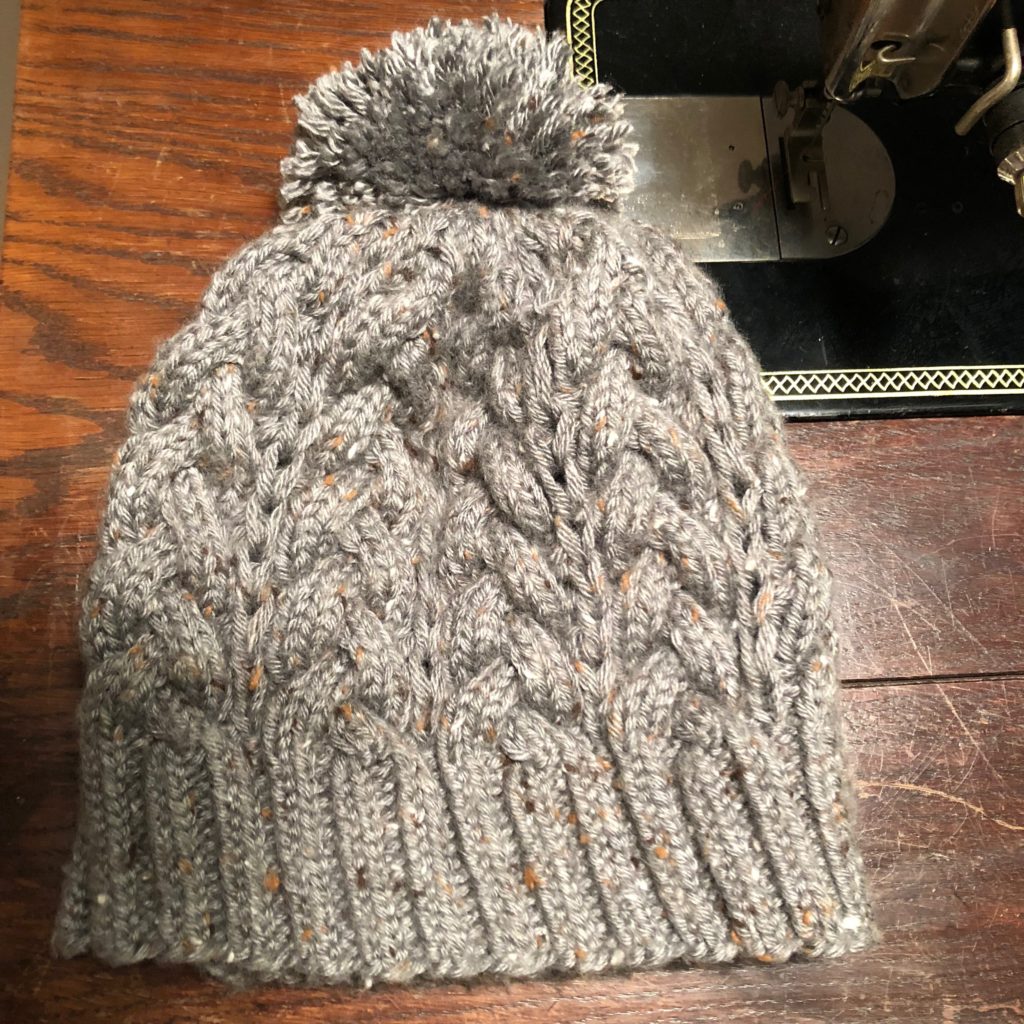 Gretchen Hat Knitting Pattern Closeup