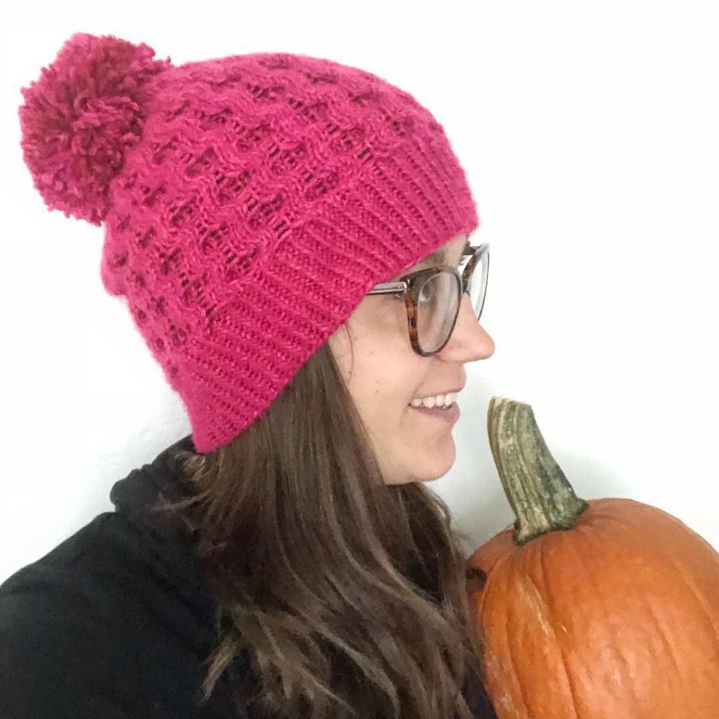 Brigitte Hat Pattern from Knitting in the Park
