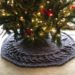 Vintage Velvet Christmas Tree Skirt Knitting Pattern