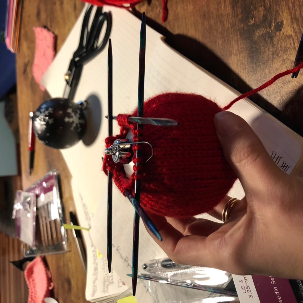 Christmas Tree Ornament Sweaters Free Pattern from Knitting in the Park