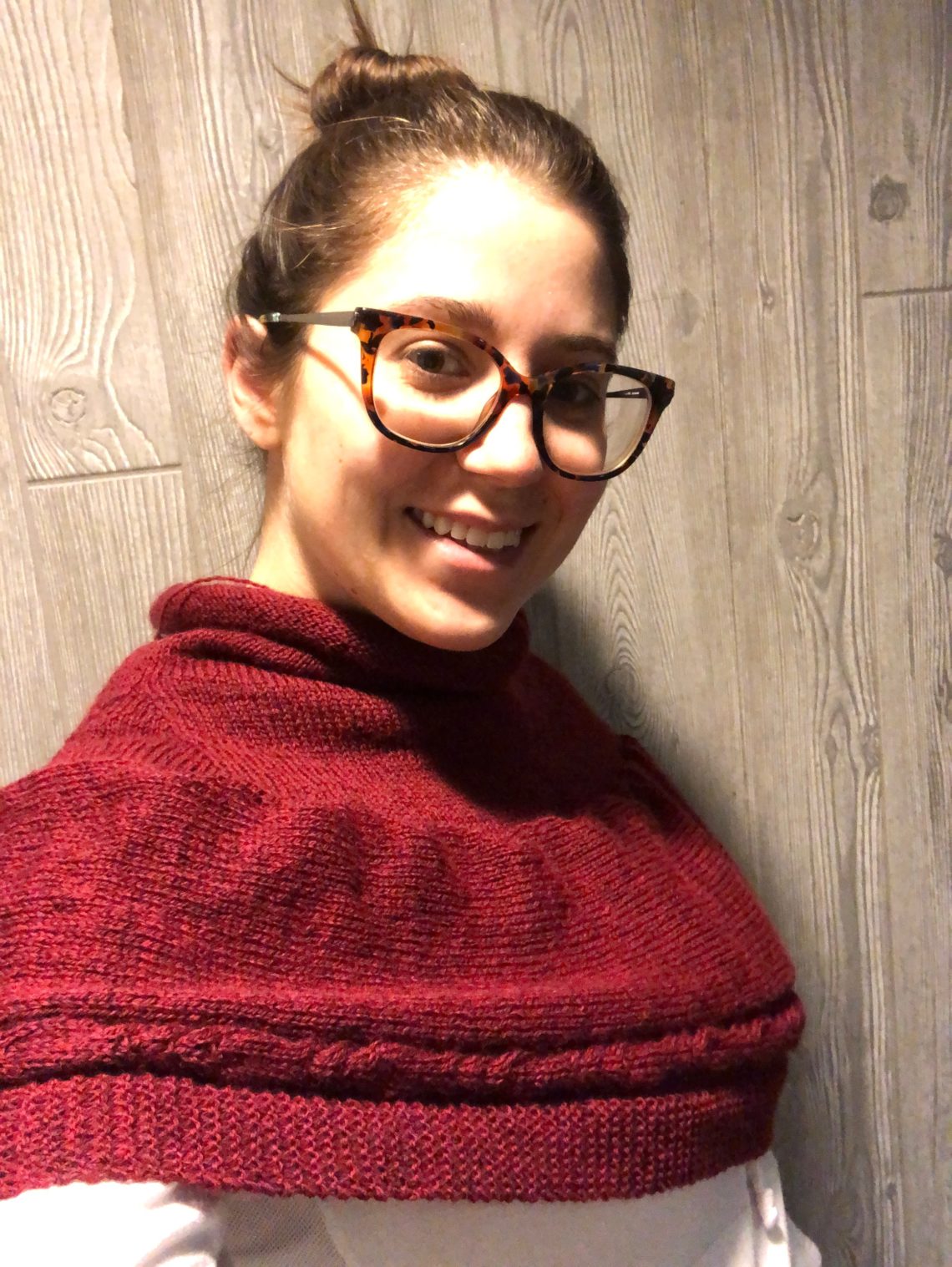 Tjust a Little Capelet Free Knitting Pattern