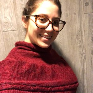 Tjust a Little Capelet Free Knitting Pattern