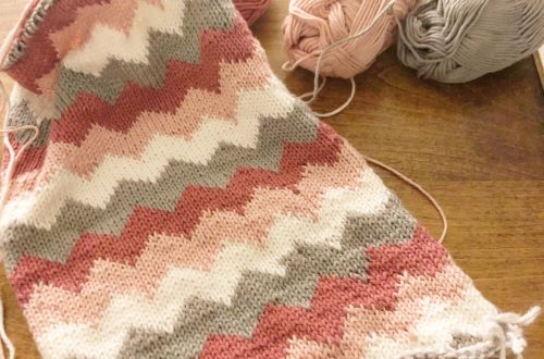 how to knit chevrons from Knitting in the Park