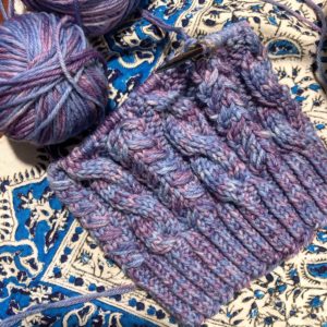 How to knit a caliper cable