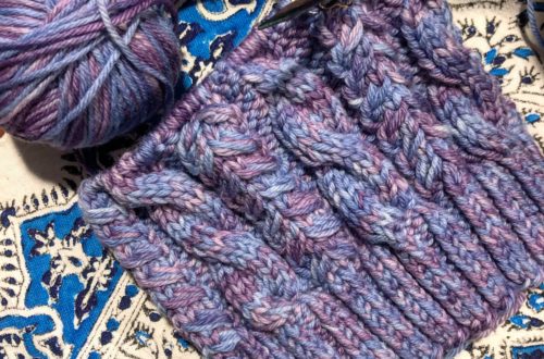 How to knit a caliper cable