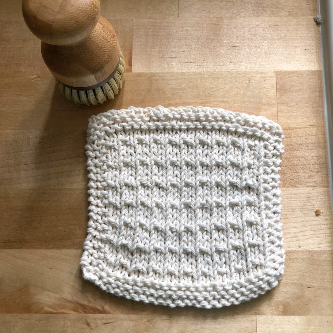 Andalusia Washcloth Knitting Pattern from knitting in the park