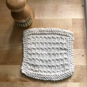 Andalusia Washcloth Knitting Pattern from knitting in the park