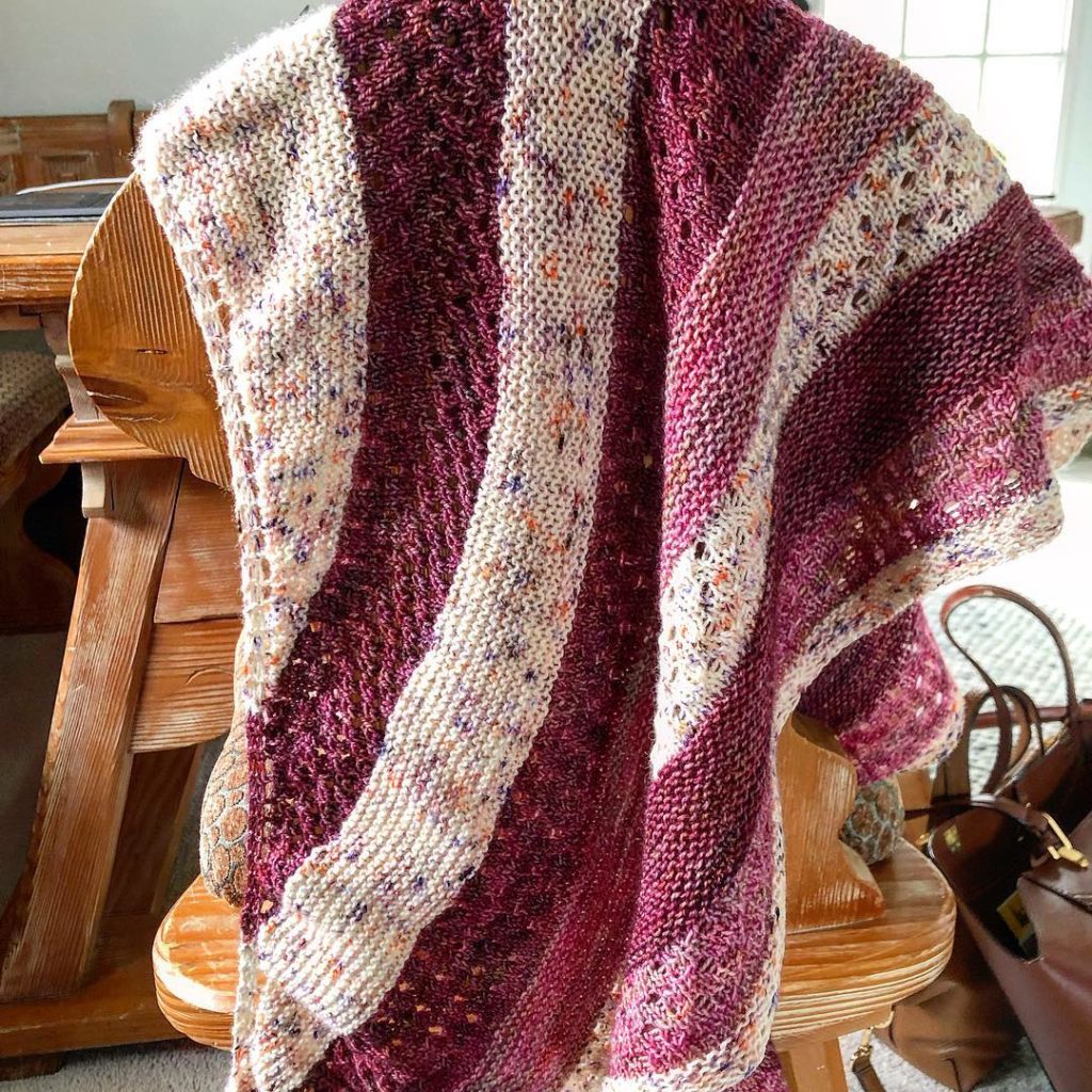 Yarn Highlight for Bramble Berry Shawl Pattern