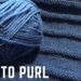 Learn how to purl with knitting in the park