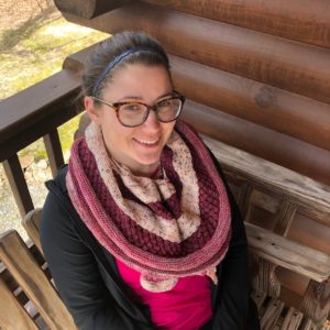 Bramble berry Crescent Shawl Knitting Pattern