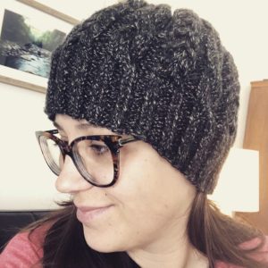 Log Cabin Hat pattern from Knitting in the Park