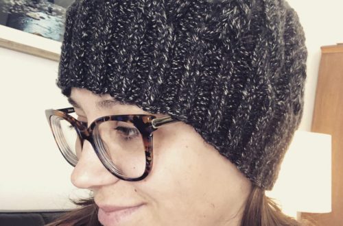 Log Cabin Hat pattern from Knitting in the Park