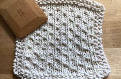 Brick Washcloth Free Knitting Pattern