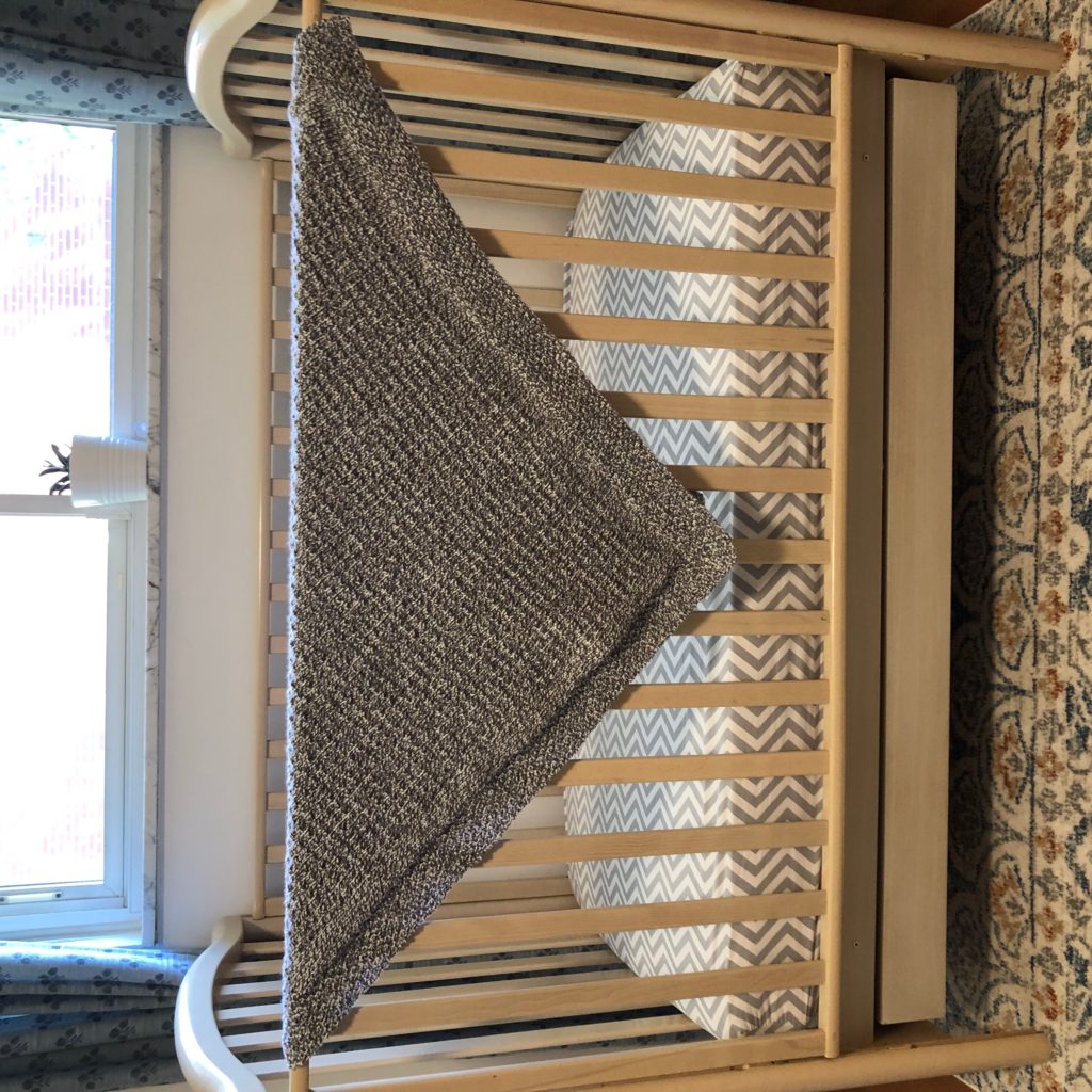 I finished my first baby blanket