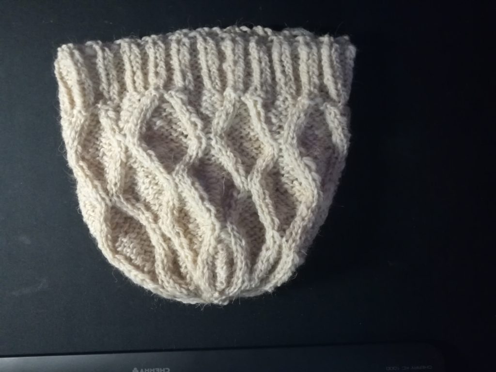 Chunky Diamond Cable Hat Pattern