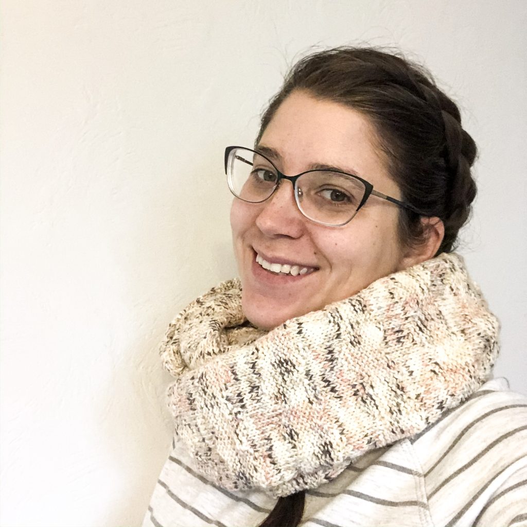 The Cora Cowl in Flikka from Lion Brand Yarn