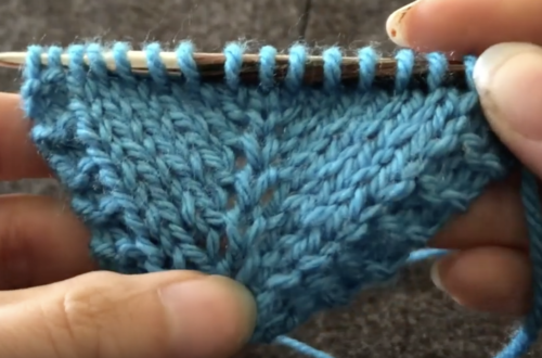 How to Make One Right and Make One Left by Knitting in the Park
