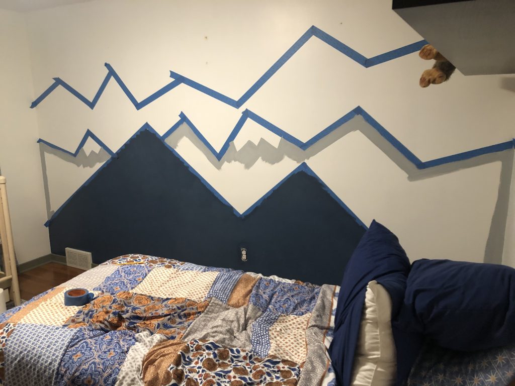 The Mural in Progress