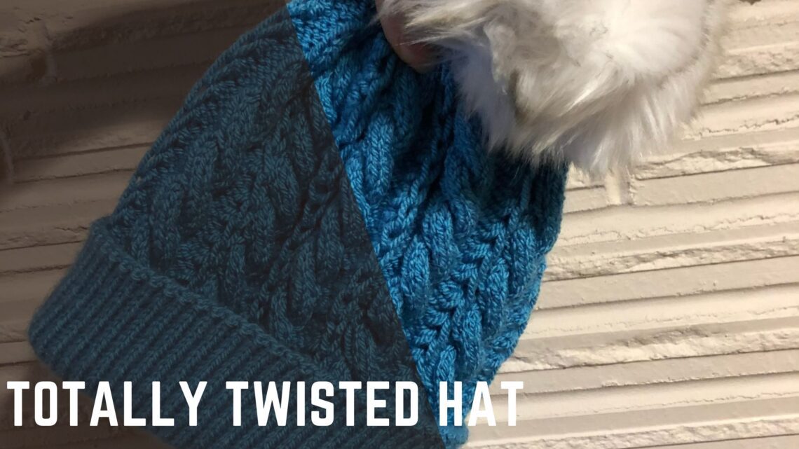 Totally Twisted hat Knitting pattern from Knitting in the Park