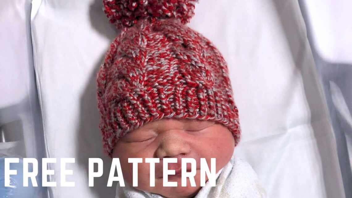Apres Ski Baby Hat a Free Baby Hat Knitting Pattern from Knitting in the Park
