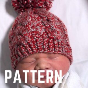 Apres Ski Baby Hat a Free Baby Hat Knitting Pattern from Knitting in the Park