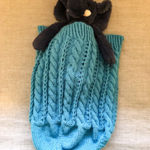 Totally Twisted Baby Sleeper from Knitting in the Park
