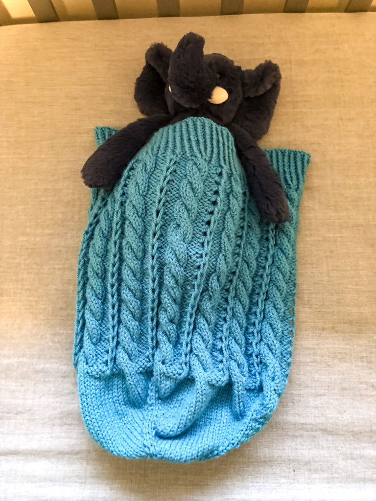 Totally Twisted Baby Sleeper from Knitting in the Park