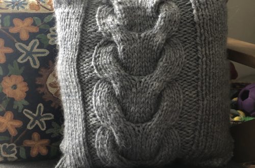 Chunky Braided Pillowcase