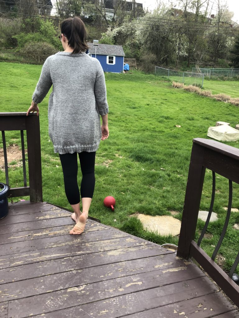easy sweater dress knitting pattern Easy Wide Rib Dress
