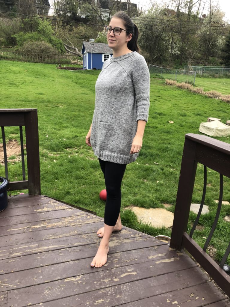 Plain Jane Sweater Dress from Knitting in the Park