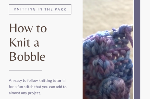 How to Knit Bobbles