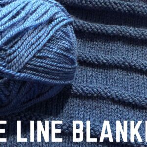 Free Knitting Pattern for the Ridge Line Baby Blanket
