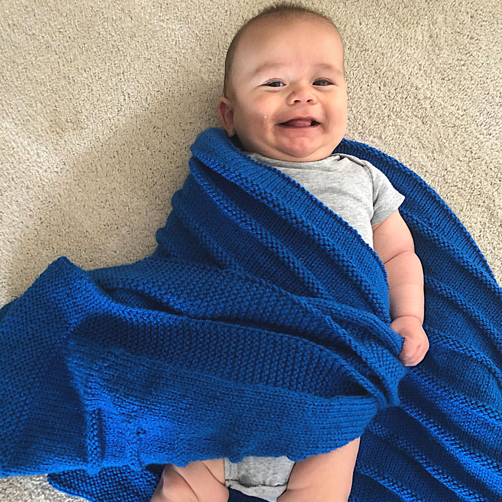 Ridge Line Baby Blanket