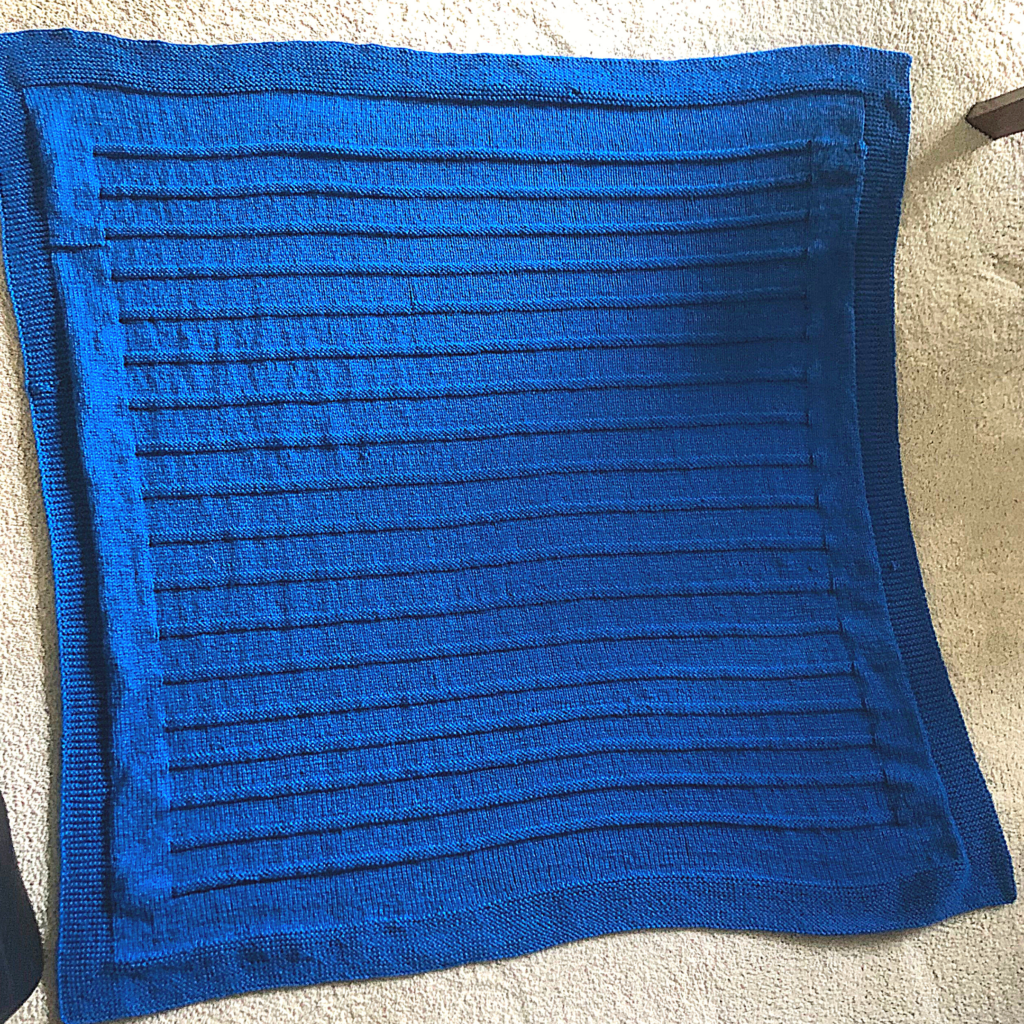 Ridgeline Baby Blanket - A Free Downloadable Knitting Pattern
