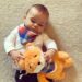 Fynn's Baby Bandana Bibs Tutorial on Knitting in the Park