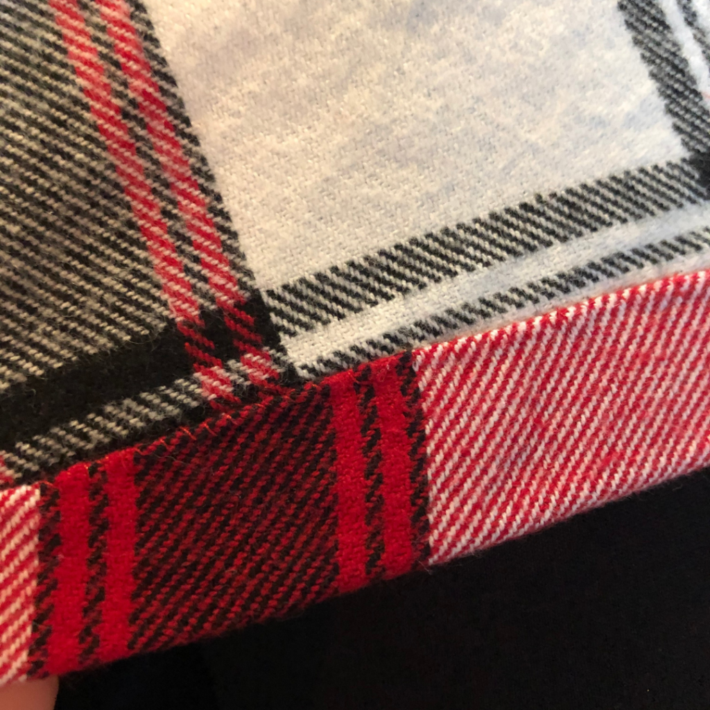 I stitched the hem of my first circle skirt by hand waiting for my sewing machine.
