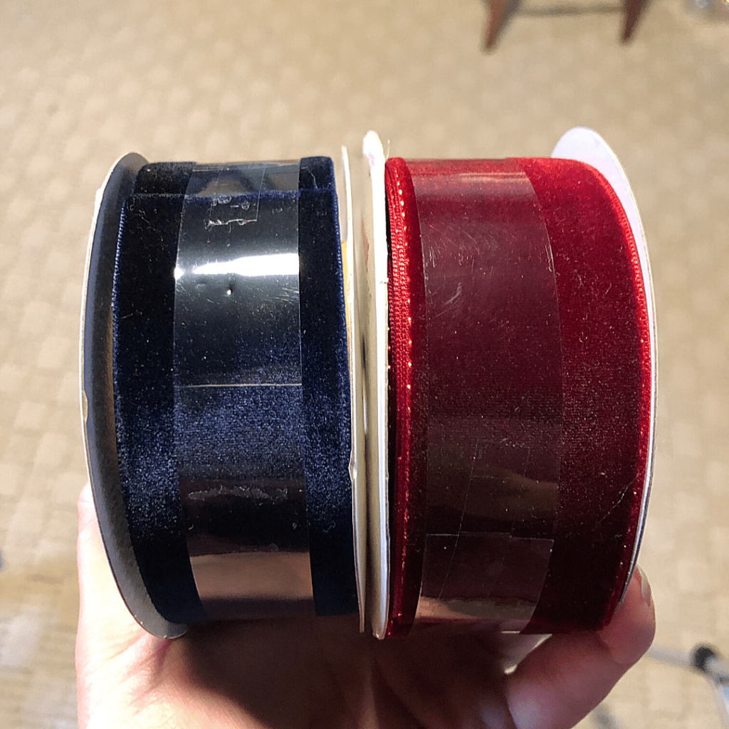 Velvet for DIY Christmas Ornament Tutorial from Knitting in the Park