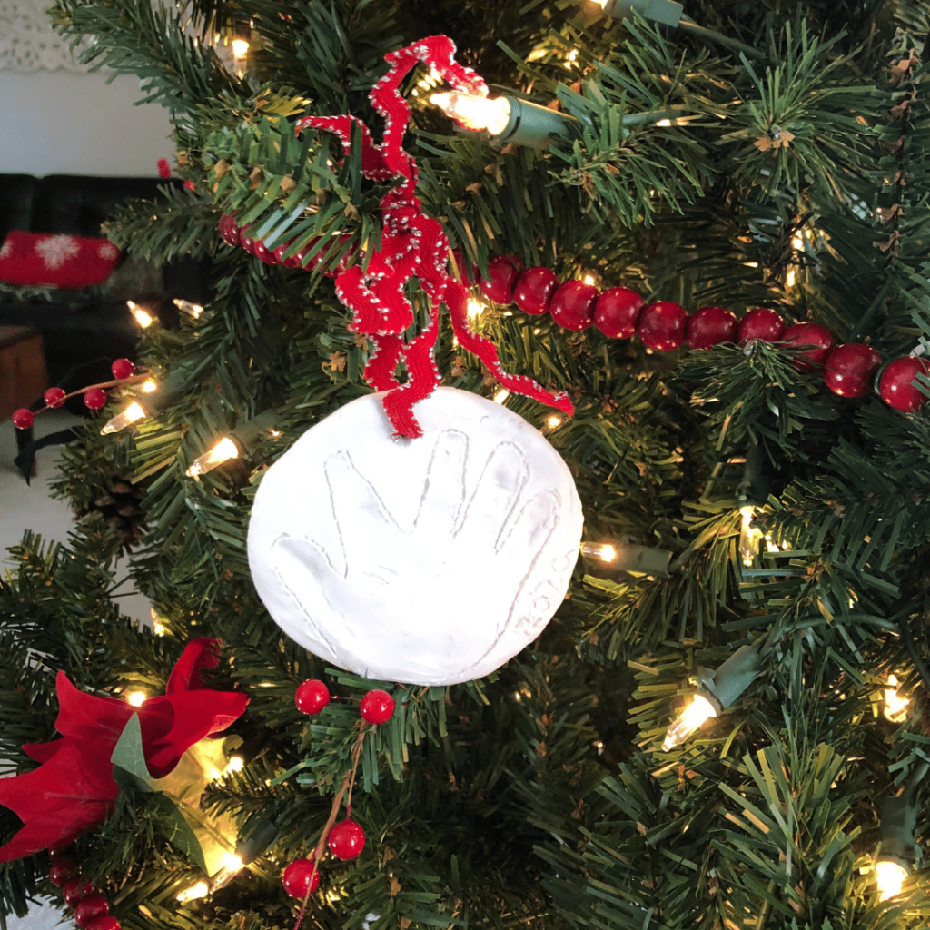 Fynn's Keepsake Handprint Christmas Ornament