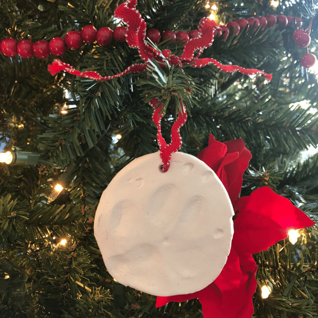 Murphy's Pawprint Christmas Ornament