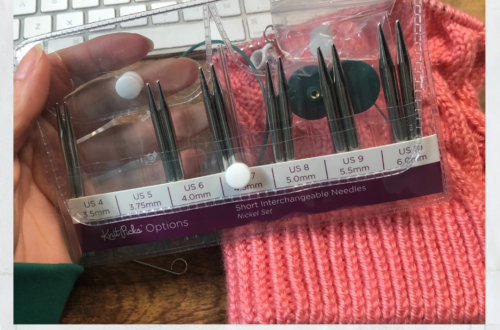 Nickel Options Short Circular Needle Set From KnitPicks