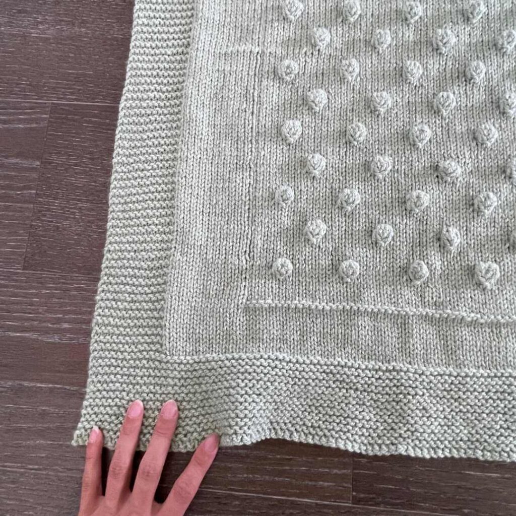 Free Knitting Pattern: Bramble Berry Baby Blanket