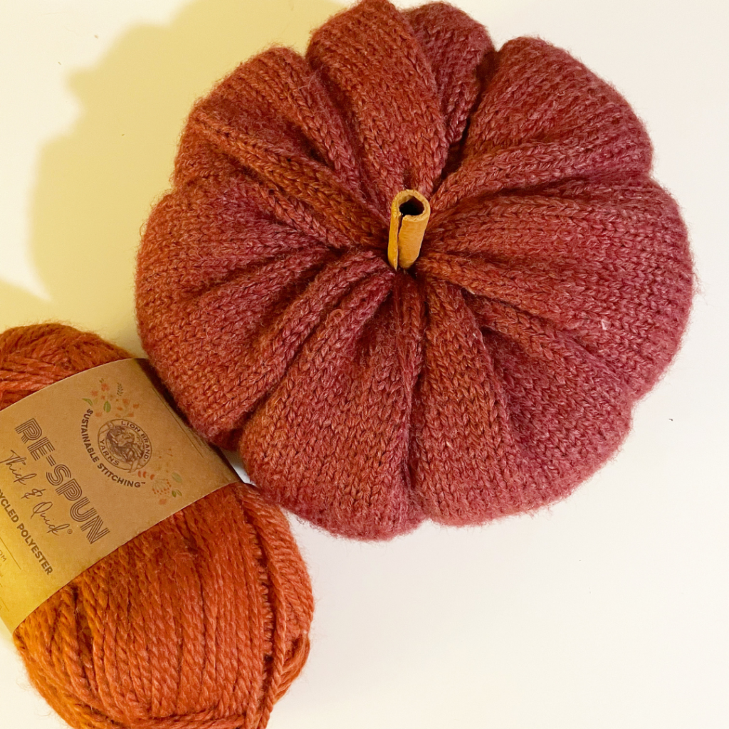 Knitted Pumpkin Patch in the Park
