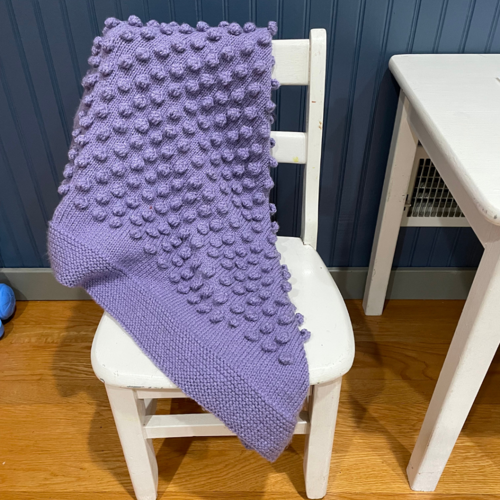 Bramble Berry Baby Blanket Knitting pattern