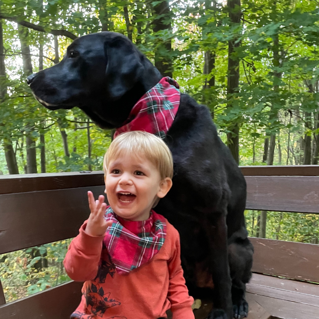 DIY Flannel Bandana Bibs